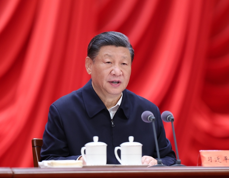 1月16日,省部级主要领导干部推动金融高质量发展专题研讨班在中央党校(国家行政学院)开班。中共中央总书记、国家主席、中央军委主席习近平在开班式上发表重要讲话。新华社记者 鞠鹏 摄